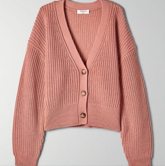 Aritzia Sweaters - Aritzia Canberra Cardigan in Dusty Rose (?)